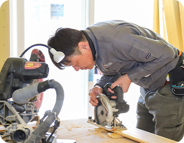 長年の大工としての豊富な経験と知識